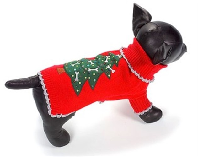 Dog Sweater, Christmas Tree