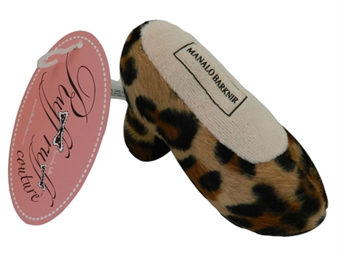 Leopard High Heel Pet Plush Toy-Bloomingtails Dog Boutique