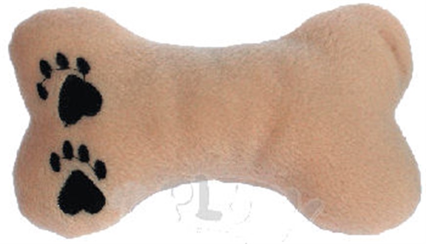 plush dog bone toy