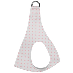 Polka Dot Step In Harness in Puppy Pink bimini blue, step in harness by susan lanci, polka dot step in, dog harness, pet harness, dog, pet, dog boutique, pet boutique, sale dogs, pet sale, dog store, pet store, doggie couture, bloomingtails dog boutique, new dog designs, new pet design, chanel harness, chanel pet harness, chanel dog harness, dog spring designs, harness sale, harness clearance, hello doggie