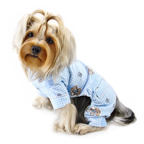 Adorable Teddy Bear Love  Dog PJ's in Blue wooflink, susan lanci, dog clothes, small dog clothes, urban pup, pooch outfitters, dogo, hip doggie, doggie design, small dog dress, pet clotes, dog boutique. pet boutique, bloomingtails dog boutique, dog raincoat, dog rain coat, pet raincoat, dog shampoo, pet shampoo, dog bathrobe, pet bathrobe, dog carrier, small dog carrier, doggie couture, pet couture, dog football, dog toys, pet toys, dog clothes sale, pet clothes sale, shop local, pet store, dog store, dog chews, pet chews, worthy dog, dog bandana, pet bandana, dog halloween, pet halloween, dog holiday, pet holiday, dog teepee, custom dog clothes, pet pjs, dog pjs, pet pajamas, dog pajamas,dog sweater, pet sweater, dog hat, fabdog, fab dog, dog puffer coat, dog winter jacket, dog col