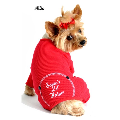 Christmas Red "Santa's Lil' Helper" Embroidered Pajamas  puppy bed,  beds,dog mat, pet mat, puppy mat, fab dog pet sweater, dog swepet clothes, dog clothes, puppy clothes, pet store, dog store, puppy boutique store, dog boutique, pet boutique, puppy boutique, Bloomingtails, dog, small dog clothes, large dog clothes, large dog costumes, small dog costumes, pet stuff, Halloween dog, puppy Halloween, pet Halloween, clothes, dog puppy Halloween, dog sale, pet sale, puppy sale, pet dog tank, pet tank, pet shirt, dog shirt, puppy shirt,puppy tank, I see spot, dog collars, dog leads, pet collar, pet lead,puppy collar, puppy lead, dog toys, pet toys, puppy toy, dog beds, pet beds, puppy bed,  beds,dog mat, pet mat, puppy mat, fab dog pet sweater, dog sweater, dog winter, pet winter,dog raincoat, pet