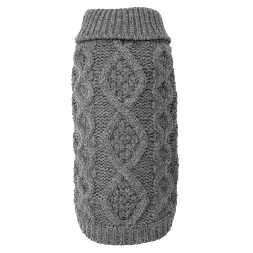Chunky Sweater in Gray Roxy & Lulu, wooflink, susan lanci, dog clothes, small dog clothes, urban pup, pooch outfitters, dogo, hip doggie, doggie design, small dog dress, pet clotes, dog boutique. pet boutique, bloomingtails dog boutique, dog raincoat, dog rain coat, pet raincoat, dog shampoo, pet shampoo, dog bathrobe, pet bathrobe, dog carrier, small dog carrier, doggie couture, pet couture, dog football, dog toys, pet toys, dog clothes sale, pet clothes sale, shop local, pet store, dog store, dog chews, pet chews, worthy dog, dog bandana, pet bandana, dog halloween, pet halloween, dog holiday, pet holiday, dog teepee, custom dog clothes, pet pjs, dog pjs, pet pajamas, dog pajamas,dog sweater, pet sweater, dog hat, fabdog, fab dog, dog puffer coat, dog winter ja