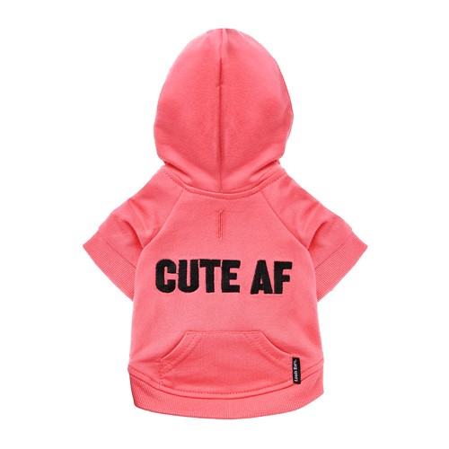 Cute AF Dog Hoodie wooflink, susan lanci, dog clothes, small dog clothes, urban pup, pooch outfitters, dogo, hip doggie, doggie design, small dog dress, pet clotes, dog boutique. pet boutique, bloomingtails dog boutique, dog raincoat, dog rain coat, pet raincoat, dog shampoo, pet shampoo, dog bathrobe, pet bathrobe, dog carrier, small dog carrier, doggie couture, pet couture, dog football, dog toys, pet toys, dog clothes sale, pet clothes sale, shop local, pet store, dog store, dog chews, pet chews, worthy dog, dog bandana, pet bandana, dog halloween, pet halloween, dog holiday, pet holiday, dog teepee, custom dog clothes, pet pjs, dog pjs, pet pajamas, dog pajamas,dog sweater, pet sweater, dog hat, fabdog, fab dog, dog puffer coat, dog winter jacket, dog col