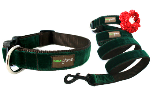 Evergreen Velvet Dog Collar & Lead Roxy & Lulu, wooflink, susan lanci, dog clothes, small dog clothes, urban pup, pooch outfitters, dogo, hip doggie, doggie design, small dog dress, pet clotes, dog boutique. pet boutique, bloomingtails dog boutique, dog raincoat, dog rain coat, pet raincoat, dog shampoo, pet shampoo, dog bathrobe, pet bathrobe, dog carrier, small dog carrier, doggie couture, pet couture, dog football, dog toys, pet toys, dog clothes sale, pet clothes sale, shop local, pet store, dog store, dog chews, pet chews, worthy dog, dog bandana, pet bandana, dog halloween, pet halloween, dog holiday, pet holiday, dog teepee, custom dog clothes, pet pjs, dog pjs, pet pajamas, dog pajamas,dog sweater, pet sweater, dog hat, fabdog, fab dog, dog puffer coat, dog winter ja