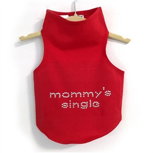 Mommy's  Single Stud Dog or Dress Tank in Many Colors    