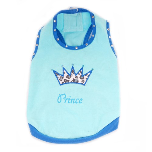 Prince  Tank Shirt wooflink, susan lanci, dog clothes, small dog clothes, urban pup, pooch outfitters, dogo, hip doggie, doggie design, small dog dress, pet clotes, dog boutique. pet boutique, bloomingtails dog boutique, dog raincoat, dog rain coat, pet raincoat, dog shampoo, pet shampoo, dog bathrobe, pet bathrobe, dog carrier, small dog carrier, doggie couture, pet couture, dog football, dog toys, pet toys, dog clothes sale, pet clothes sale, shop local, pet store, dog store, dog chews, pet chews, worthy dog, dog bandana, pet bandana, dog halloween, pet halloween, dog holiday, pet holiday, dog teepee, custom dog clothes, pet pjs, dog pjs, pet pajamas, dog pajamas,dog sweater, pet sweater, dog hat, fabdog, fab dog, dog puffer coat, dog winter jacket, dog col