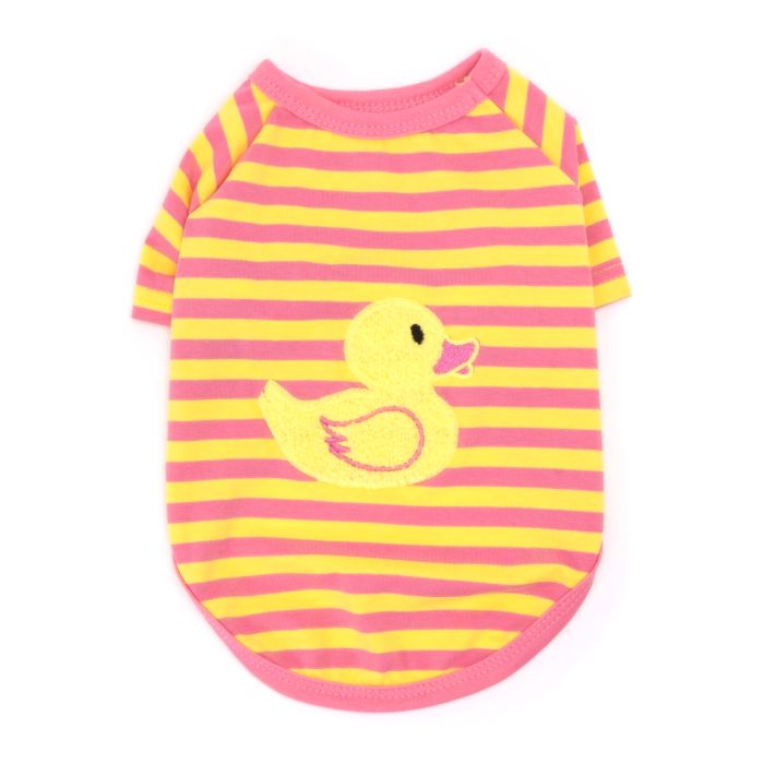 Rubber Duck Tee  Roxy & Lulu, wooflink, susan lanci, dog clothes, small dog clothes, urban pup, pooch outfitters, dogo, hip doggie, doggie design, small dog dress, pet clotes, dog boutique. pet boutique, bloomingtails dog boutique, dog raincoat, dog rain coat, pet raincoat, dog shampoo, pet shampoo, dog bathrobe, pet bathrobe, dog carrier, small dog carrier, doggie couture, pet couture, dog football, dog toys, pet toys, dog clothes sale, pet clothes sale, shop local, pet store, dog store, dog chews, pet chews, worthy dog, dog bandana, pet bandana, dog halloween, pet halloween, dog holiday, pet holiday, dog teepee, custom dog clothes, pet pjs, dog pjs, pet pajamas, dog pajamas,dog sweater, pet sweater, dog hat, fabdog, fab dog, dog puffer coat, dog winter ja