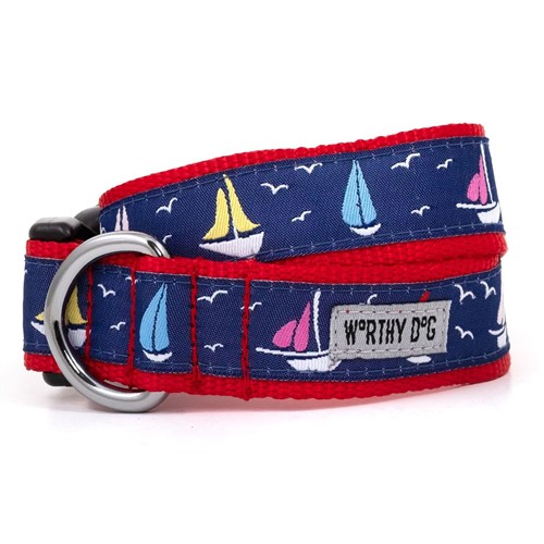 Sailboats Collar & Lead Collection         wooflink, susan lanci, dog clothes, small dog clothes, urban pup, pooch outfitters, dogo, hip doggie, doggie design, small dog dress, pet clotes, dog boutique. pet boutique, bloomingtails dog boutique, dog raincoat, dog rain coat, pet raincoat, dog shampoo, pet shampoo, dog bathrobe, pet bathrobe, dog carrier, small dog carrier, doggie couture, pet couture, dog football, dog toys, pet toys, dog clothes sale, pet clothes sale, shop local, pet store, dog store, dog chews, pet chews, worthy dog, dog bandana, pet bandana, dog halloween, pet halloween, dog holiday, pet holiday, dog teepee, custom dog clothes, pet pjs, dog pjs, pet pajamas, dog pajamas,dog sweater, pet sweater, dog hat, fabdog, fab dog, dog puffer coat, dog winter jacket, dog col