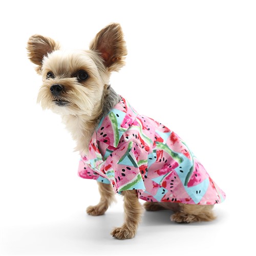 Watermelon Dog Shirt  Roxy & Lulu, wooflink, susan lanci, dog clothes, small dog clothes, urban pup, pooch outfitters, dogo, hip doggie, doggie design, small dog dress, pet clotes, dog boutique. pet boutique, bloomingtails dog boutique, dog raincoat, dog rain coat, pet raincoat, dog shampoo, pet shampoo, dog bathrobe, pet bathrobe, dog carrier, small dog carrier, doggie couture, pet couture, dog football, dog toys, pet toys, dog clothes sale, pet clothes sale, shop local, pet store, dog store, dog chews, pet chews, worthy dog, dog bandana, pet bandana, dog halloween, pet halloween, dog holiday, pet holiday, dog teepee, custom dog clothes, pet pjs, dog pjs, pet pajamas, dog pajamas,dog sweater, pet sweater, dog hat, fabdog, fab dog, dog puffer coat, dog winter ja