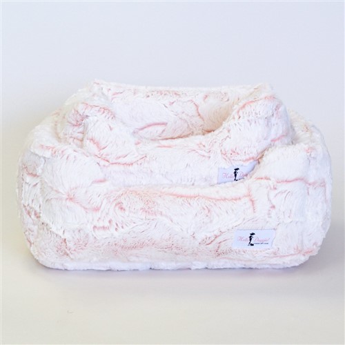 Whisper Dog Bed-Baby Pink Roxy & Lulu, wooflink, susan lanci, dog clothes, small dog clothes, urban pup, pooch outfitters, dogo, hip doggie, doggie design, small dog dress, pet clotes, dog boutique. pet boutique, bloomingtails dog boutique, dog raincoat, dog rain coat, pet raincoat, dog shampoo, pet shampoo, dog bathrobe, pet bathrobe, dog carrier, small dog carrier, doggie couture, pet couture, dog football, dog toys, pet toys, dog clothes sale, pet clothes sale, shop local, pet store, dog store, dog chews, pet chews, worthy dog, dog bandana, pet bandana, dog halloween, pet halloween, dog holiday, pet holiday, dog teepee, custom dog clothes, pet pjs, dog pjs, pet pajamas, dog pajamas,dog sweater, pet sweater, dog hat, fabdog, fab dog, dog puffer coat, dog winter ja