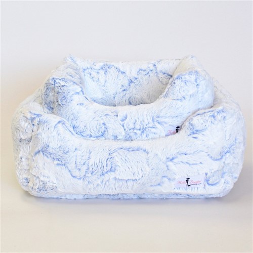Whisper Dog Bed-Baby Blue Roxy & Lulu, wooflink, susan lanci, dog clothes, small dog clothes, urban pup, pooch outfitters, dogo, hip doggie, doggie design, small dog dress, pet clotes, dog boutique. pet boutique, bloomingtails dog boutique, dog raincoat, dog rain coat, pet raincoat, dog shampoo, pet shampoo, dog bathrobe, pet bathrobe, dog carrier, small dog carrier, doggie couture, pet couture, dog football, dog toys, pet toys, dog clothes sale, pet clothes sale, shop local, pet store, dog store, dog chews, pet chews, worthy dog, dog bandana, pet bandana, dog halloween, pet halloween, dog holiday, pet holiday, dog teepee, custom dog clothes, pet pjs, dog pjs, pet pajamas, dog pajamas,dog sweater, pet sweater, dog hat, fabdog, fab dog, dog puffer coat, dog winter ja
