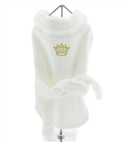 White Gold Crown Dog Bathrobe pet clothes, dog clothes, puppy clothes, pet store, dog store, puppy boutique store, dog boutique, pet boutique, puppy boutique, Bloomingtails, dog, small dog clothes, large dog clothes, large dog costumes, small dog costumes, pet stuff, Halloween dog, puppy Halloween, pet Halloween, clothes, dog puppy Halloween, dog sale, pet sale, puppy sale, pet dog tank, pet tank, pet shirt, dog shirt, puppy shirt,puppy tank, I see spot, dog collars, dog leads, pet collar, pet lead,puppy collar, puppy lead, dog toys, pet toys, puppy toy, dog beds, pet beds, puppy bed,  beds,dog mat, pet mat, puppy mat, fab dog pet sweater, dog sweater, dog winter, pet winter,dog raincoat, pet raincoat, dog harness, puppy harness, pet harness, dog collar, dog lead, pet l