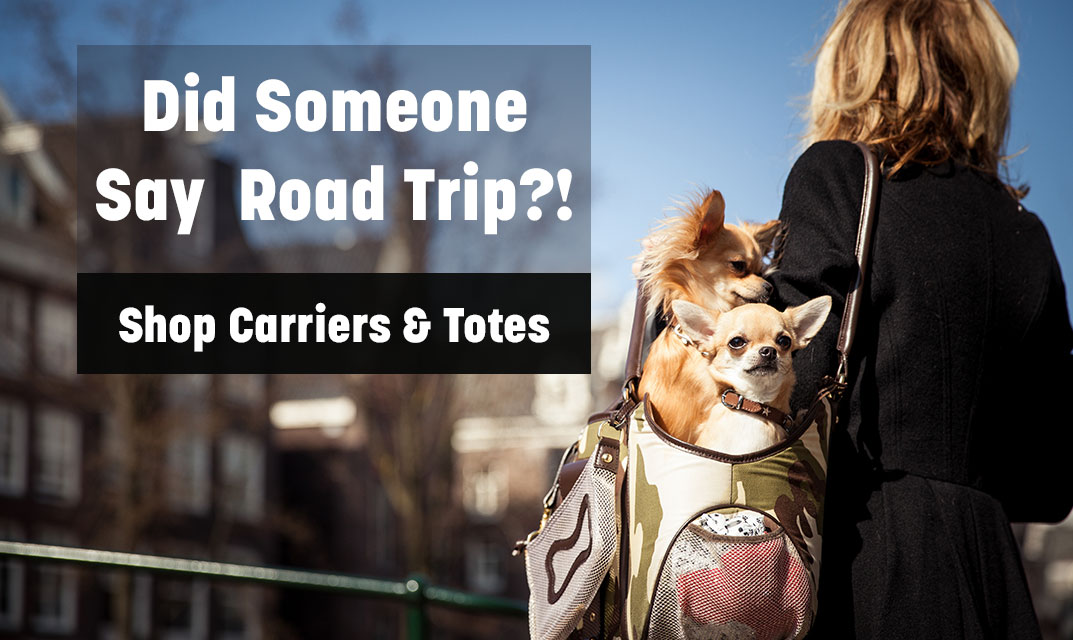 Did Someone Say Road Trip? Shop Carriers & Totes.