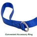 5' Walking Leash w/Traffic Handle, Reflective Band & Assessory Ring  - ao-walking-leash
