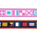 A-Z Code Flags Collar, Lead & Harness 3/4 inch  - prest-azcode