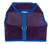 Active Mesh Velcro Dog Harness with Leash - Blue and Red - dd-bluemesh-harness