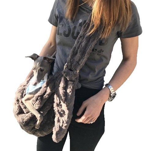Adjustable Furbaby Sling Bag in Charcoal wooflink, susan lanci, dog clothes, small dog clothes, urban pup, pooch outfitters, dogo, hip doggie, doggie design, small dog dress, pet clotes, dog boutique. pet boutique, bloomingtails dog boutique, dog raincoat, dog rain coat, pet raincoat, dog shampoo, pet shampoo, dog bathrobe, pet bathrobe, dog carrier, small dog carrier, doggie couture, pet couture, dog football, dog toys, pet toys, dog clothes sale, pet clothes sale, shop local, pet store, dog store, dog chews, pet chews, worthy dog, dog bandana, pet bandana, dog halloween, pet halloween, dog holiday, pet holiday, dog teepee, custom dog clothes, pet pjs, dog pjs, pet pajamas, dog pajamas,dog sweater, pet sweater, dog hat, fabdog, fab dog, dog puffer coat, dog winter jacket, dog col