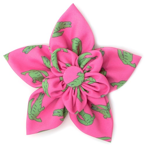 Al the Gator Flower   Roxy & Lulu, wooflink, susan lanci, dog clothes, small dog clothes, urban pup, pooch outfitters, dogo, hip doggie, doggie design, small dog dress, pet clotes, dog boutique. pet boutique, bloomingtails dog boutique, dog raincoat, dog rain coat, pet raincoat, dog shampoo, pet shampoo, dog bathrobe, pet bathrobe, dog carrier, small dog carrier, doggie couture, pet couture, dog football, dog toys, pet toys, dog clothes sale, pet clothes sale, shop local, pet store, dog store, dog chews, pet chews, worthy dog, dog bandana, pet bandana, dog halloween, pet halloween, dog holiday, pet holiday, dog teepee, custom dog clothes, pet pjs, dog pjs, pet pajamas, dog pajamas,dog sweater, pet sweater, dog hat, fabdog, fab dog, dog puffer coat, dog winter ja