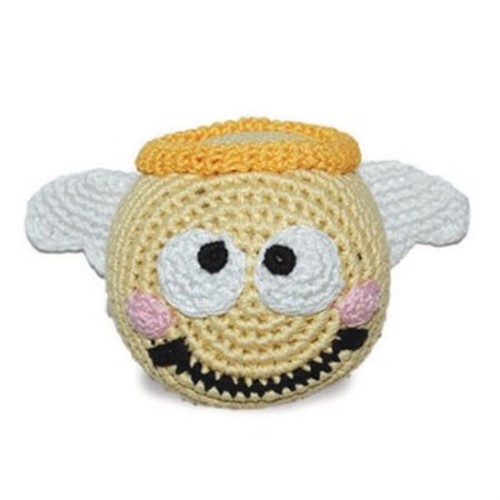 Angel Cotton Knit  Squeaker Chew Toy wooflink, susan lanci, dog clothes, small dog clothes, urban pup, pooch outfitters, dogo, hip doggie, doggie design, small dog dress, pet clotes, dog boutique. pet boutique, bloomingtails dog boutique, dog raincoat, dog rain coat, pet raincoat, dog shampoo, pet shampoo, dog bathrobe, pet bathrobe, dog carrier, small dog carrier, doggie couture, pet couture, dog football, dog toys, pet toys, dog clothes sale, pet clothes sale, shop local, pet store, dog store, dog chews, pet chews, worthy dog, dog bandana, pet bandana, dog halloween, pet halloween, dog holiday, pet holiday, dog teepee, custom dog clothes, pet pjs, dog pjs, pet pajamas, dog pajamas,dog sweater, pet sweater, dog hat, fabdog, fab dog, dog puffer coat, dog winter jacket, dog col