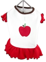 Apple Annie Applique Dress wooflink, susan lanci, dog clothes, small dog clothes, urban pup, pooch outfitters, dogo, hip doggie, doggie design, small dog dress, pet clotes, dog boutique. pet boutique, bloomingtails dog boutique, dog raincoat, dog rain coat, pet raincoat, dog shampoo, pet shampoo, dog bathrobe, pet bathrobe, dog carrier, small dog carrier, doggie couture, pet couture, dog football, dog toys, pet toys, dog clothes sale, pet clothes sale, shop local, pet store, dog store, dog chews, pet chews, worthy dog, dog bandana, pet bandana, dog halloween, pet halloween, dog holiday, pet holiday, dog teepee, custom dog clothes, pet pjs, dog pjs, pet pajamas, dog pajamas,dog sweater, pet sweater, dog hat, fabdog, fab dog, dog puffer coat, dog winter jacket, dog col