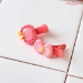 Apple & Bow Hair Clip Set by Wooflink - wf-applebow