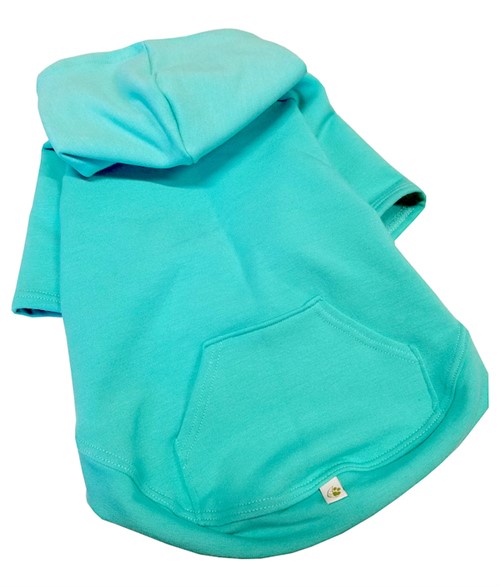  Bamboo Cotton Apple Hoodie in Bali Blue Roxy & Lulu, wooflink, susan lanci, dog clothes, small dog clothes, urban pup, pooch outfitters, dogo, hip doggie, doggie design, small dog dress, pet clotes, dog boutique. pet boutique, bloomingtails dog boutique, dog raincoat, dog rain coat, pet raincoat, dog shampoo, pet shampoo, dog bathrobe, pet bathrobe, dog carrier, small dog carrier, doggie couture, pet couture, dog football, dog toys, pet toys, dog clothes sale, pet clothes sale, shop local, pet store, dog store, dog chews, pet chews, worthy dog, dog bandana, pet bandana, dog halloween, pet halloween, dog holiday, pet holiday, dog teepee, custom dog clothes, pet pjs, dog pjs, pet pajamas, dog pajamas,dog sweater, pet sweater, dog hat, fabdog, fab dog, dog puffer coat, dog winter ja