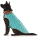 Aqua/Brown Diamond Quilted Reversible Coat    - UP-aquadiamond-coat