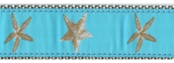 Aqua Starfish Collar, Lead & Harness 1.25 inch  wooflink, susan lanci, dog clothes, small dog clothes, urban pup, pooch outfitters, dogo, hip doggie, doggie design, small dog dress, pet clotes, dog boutique. pet boutique, bloomingtails dog boutique, dog raincoat, dog rain coat, pet raincoat, dog shampoo, pet shampoo, dog bathrobe, pet bathrobe, dog carrier, small dog carrier, doggie couture, pet couture, dog football, dog toys, pet toys, dog clothes sale, pet clothes sale, shop local, pet store, dog store, dog chews, pet chews, worthy dog, dog bandana, pet bandana, dog halloween, pet halloween, dog holiday, pet holiday, dog teepee, custom dog clothes, pet pjs, dog pjs, pet pajamas, dog pajamas,dog sweater, pet sweater, dog hat, fabdog, fab dog, dog puffer coat, dog winter jacket, dog col