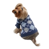 Argyle Sweater in Navy & Gray Roxy & Lulu, wooflink, susan lanci, dog clothes, small dog clothes, urban pup, pooch outfitters, dogo, hip doggie, doggie design, small dog dress, pet clotes, dog boutique. pet boutique, bloomingtails dog boutique, dog raincoat, dog rain coat, pet raincoat, dog shampoo, pet shampoo, dog bathrobe, pet bathrobe, dog carrier, small dog carrier, doggie couture, pet couture, dog football, dog toys, pet toys, dog clothes sale, pet clothes sale, shop local, pet store, dog store, dog chews, pet chews, worthy dog, dog bandana, pet bandana, dog halloween, pet halloween, dog holiday, pet holiday, dog teepee, custom dog clothes, pet pjs, dog pjs, pet pajamas, dog pajamas,dog sweater, pet sweater, dog hat, fabdog, fab dog, dog puffer coat, dog winter ja