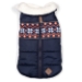 Aspen Puffer Dog Coat in Navy - wd-pinkaspen-coat