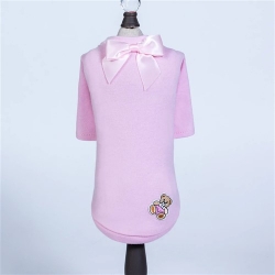 Baby Bear Tee in 2 Colors -Pink Roxy & Lulu, wooflink, susan lanci, dog clothes, small dog clothes, urban pup, pooch outfitters, dogo, hip doggie, doggie design, small dog dress, pet clotes, dog boutique. pet boutique, bloomingtails dog boutique, dog raincoat, dog rain coat, pet raincoat, dog shampoo, pet shampoo, dog bathrobe, pet bathrobe, dog carrier, small dog carrier, doggie couture, pet couture, dog football, dog toys, pet toys, dog clothes sale, pet clothes sale, shop local, pet store, dog store, dog chews, pet chews, worthy dog, dog bandana, pet bandana, dog halloween, pet halloween, dog holiday, pet holiday, dog teepee, custom dog clothes, pet pjs, dog pjs, pet pajamas, dog pajamas,dog sweater, pet sweater, dog hat, fabdog, fab dog, dog puffer coat, dog winter ja