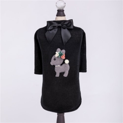 Baby Deer Dog Tee in Black Roxy & Lulu, wooflink, susan lanci, dog clothes, small dog clothes, urban pup, pooch outfitters, dogo, hip doggie, doggie design, small dog dress, pet clotes, dog boutique. pet boutique, bloomingtails dog boutique, dog raincoat, dog rain coat, pet raincoat, dog shampoo, pet shampoo, dog bathrobe, pet bathrobe, dog carrier, small dog carrier, doggie couture, pet couture, dog football, dog toys, pet toys, dog clothes sale, pet clothes sale, shop local, pet store, dog store, dog chews, pet chews, worthy dog, dog bandana, pet bandana, dog halloween, pet halloween, dog holiday, pet holiday, dog teepee, custom dog clothes, pet pjs, dog pjs, pet pajamas, dog pajamas,dog sweater, pet sweater, dog hat, fabdog, fab dog, dog puffer coat, dog winter ja