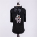 Baby Deer Dog Tee in Black - hd-babydeerteeblack