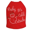 Baby its Cold Outside Tee in Lots of Colors Roxy & Lulu, wooflink, susan lanci, dog clothes, small dog clothes, urban pup, pooch outfitters, dogo, hip doggie, doggie design, small dog dress, pet clotes, dog boutique. pet boutique, bloomingtails dog boutique, dog raincoat, dog rain coat, pet raincoat, dog shampoo, pet shampoo, dog bathrobe, pet bathrobe, dog carrier, small dog carrier, doggie couture, pet couture, dog football, dog toys, pet toys, dog clothes sale, pet clothes sale, shop local, pet store, dog store, dog chews, pet chews, worthy dog, dog bandana, pet bandana, dog halloween, pet halloween, dog holiday, pet holiday, dog teepee, custom dog clothes, pet pjs, dog pjs, pet pajamas, dog pajamas,dog sweater, pet sweater, dog hat, fabdog, fab dog, dog puffer coat, dog winter ja