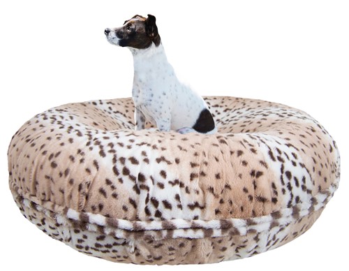 Bagel Bed in Aspen Snow Leopard Roxy & Lulu, wooflink, susan lanci, dog clothes, small dog clothes, urban pup, pooch outfitters, dogo, hip doggie, doggie design, small dog dress, pet clotes, dog boutique. pet boutique, bloomingtails dog boutique, dog raincoat, dog rain coat, pet raincoat, dog shampoo, pet shampoo, dog bathrobe, pet bathrobe, dog carrier, small dog carrier, doggie couture, pet couture, dog football, dog toys, pet toys, dog clothes sale, pet clothes sale, shop local, pet store, dog store, dog chews, pet chews, worthy dog, dog bandana, pet bandana, dog halloween, pet halloween, dog holiday, pet holiday, dog teepee, custom dog clothes, pet pjs, dog pjs, pet pajamas, dog pajamas,dog sweater, pet sweater, dog hat, fabdog, fab dog, dog puffer coat, dog winter ja