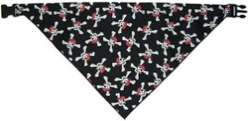 Bandana Dog Collars - Bad to the Bone  wooflink, susan lanci, dog clothes, small dog clothes, urban pup, pooch outfitters, dogo, hip doggie, doggie design, small dog dress, pet clotes, dog boutique. pet boutique, bloomingtails dog boutique, dog raincoat, dog rain coat, pet raincoat, dog shampoo, pet shampoo, dog bathrobe, pet bathrobe, dog carrier, small dog carrier, doggie couture, pet couture, dog football, dog toys, pet toys, dog clothes sale, pet clothes sale, shop local, pet store, dog store, dog chews, pet chews, worthy dog, dog bandana, pet bandana, dog halloween, pet halloween, dog holiday, pet holiday, dog teepee, custom dog clothes, pet pjs, dog pjs, pet pajamas, dog pajamas,dog sweater, pet sweater, dog hat, fabdog, fab dog, dog puffer coat, dog winter jacket, dog col