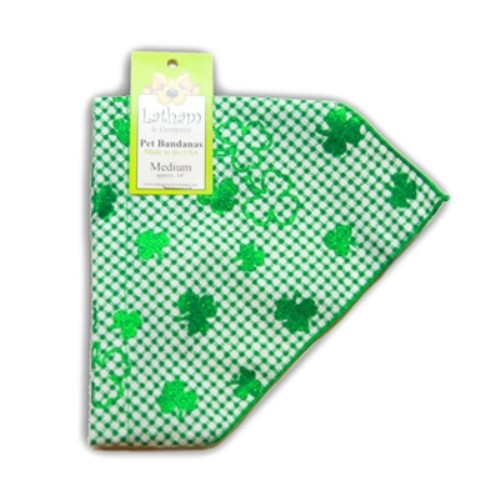 Bandana Dog Collars-Glitter Shamrock kosher, hanukkah, toy, jewish, toy, puppy bed,  beds,dog mat, pet mat, puppy mat, fab dog pet sweater, dog swepet clothes, dog clothes, puppy clothes, pet store, dog store, puppy boutique store, dog boutique, pet boutique, puppy boutique, Bloomingtails, dog, small dog clothes, large dog clothes, large dog costumes, small dog costumes, pet stuff, Halloween dog, puppy Halloween, pet Halloween, clothes, dog puppy Halloween, dog sale, pet sale, puppy sale, pet dog tank, pet tank, pet shirt, dog shirt, puppy shirt,puppy tank, I see spot, dog collars, dog leads, pet collar, pet lead,puppy collar, puppy lead, dog toys, pet toys, puppy toy, dog beds, pet beds, puppy bed,  beds,dog mat, pet mat, puppy mat, fab dog pet sweater, dog sweater, dog winte