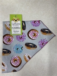 Bandana Dog Collars - Donut Date (Flannel) - NEW STYLE kosher, hanukkah, toy, jewish, toy, puppy bed,  beds,dog mat, pet mat, puppy mat, fab dog pet sweater, dog swepet clothes, dog clothes, puppy clothes, pet store, dog store, puppy boutique store, dog boutique, pet boutique, puppy boutique, Bloomingtails, dog, small dog clothes, large dog clothes, large dog costumes, small dog costumes, pet stuff, Halloween dog, puppy Halloween, pet Halloween, clothes, dog puppy Halloween, dog sale, pet sale, puppy sale, pet dog tank, pet tank, pet shirt, dog shirt, puppy shirt,puppy tank, I see spot, dog collars, dog leads, pet collar, pet lead,puppy collar, puppy lead, dog toys, pet toys, puppy toy, dog beds, pet beds, puppy bed,  beds,dog mat, pet mat, puppy mat, fab dog pet sweater, dog sweater, dog winte