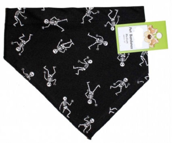 Bandana Dog Collars - Mr.  Bones wooflink, susan lanci, dog clothes, small dog clothes, urban pup, pooch outfitters, dogo, hip doggie, doggie design, small dog dress, pet clotes, dog boutique. pet boutique, bloomingtails dog boutique, dog raincoat, dog rain coat, pet raincoat, dog shampoo, pet shampoo, dog bathrobe, pet bathrobe, dog carrier, small dog carrier, doggie couture, pet couture, dog football, dog toys, pet toys, dog clothes sale, pet clothes sale, shop local, pet store, dog store, dog chews, pet chews, worthy dog, dog bandana, pet bandana, dog halloween, pet halloween, dog holiday, pet holiday, dog teepee, custom dog clothes, pet pjs, dog pjs, pet pajamas, dog pajamas,dog sweater, pet sweater, dog hat, fabdog, fab dog, dog puffer coat, dog winter jacket, dog col