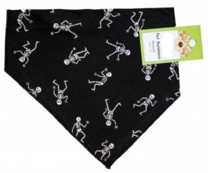 Bandana Dog Collars - Mr.  Bones wooflink, susan lanci, dog clothes, small dog clothes, urban pup, pooch outfitters, dogo, hip doggie, doggie design, small dog dress, pet clotes, dog boutique. pet boutique, bloomingtails dog boutique, dog raincoat, dog rain coat, pet raincoat, dog shampoo, pet shampoo, dog bathrobe, pet bathrobe, dog carrier, small dog carrier, doggie couture, pet couture, dog football, dog toys, pet toys, dog clothes sale, pet clothes sale, shop local, pet store, dog store, dog chews, pet chews, worthy dog, dog bandana, pet bandana, dog halloween, pet halloween, dog holiday, pet holiday, dog teepee, custom dog clothes, pet pjs, dog pjs, pet pajamas, dog pajamas,dog sweater, pet sweater, dog hat, fabdog, fab dog, dog puffer coat, dog winter jacket, dog col