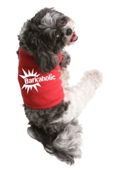 Barkaholic Dog Tank Shirt wooflink, susan lanci, dog clothes, small dog clothes, urban pup, pooch outfitters, dogo, hip doggie, doggie design, small dog dress, pet clotes, dog boutique. pet boutique, bloomingtails dog boutique, dog raincoat, dog rain coat, pet raincoat, dog shampoo, pet shampoo, dog bathrobe, pet bathrobe, dog carrier, small dog carrier, doggie couture, pet couture, dog football, dog toys, pet toys, dog clothes sale, pet clothes sale, shop local, pet store, dog store, dog chews, pet chews, worthy dog, dog bandana, pet bandana, dog halloween, pet halloween, dog holiday, pet holiday, dog teepee, custom dog clothes, pet pjs, dog pjs, pet pajamas, dog pajamas,dog sweater, pet sweater, dog hat, fabdog, fab dog, dog puffer coat, dog winter jacket, dog col