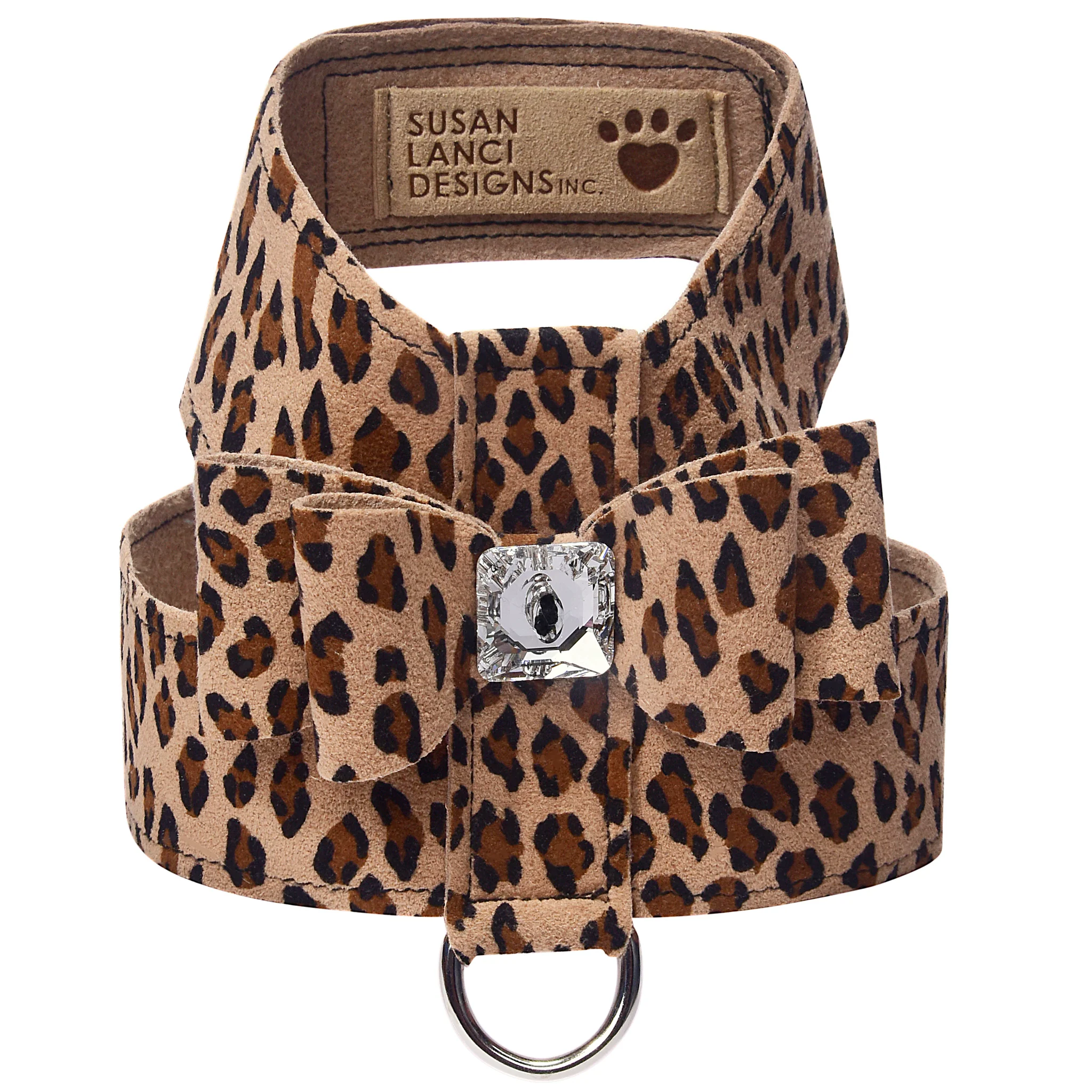 Big Bow Tinkie Harness in Jungle Prints-Many Colors  Roxy & Lulu, wooflink, susan lanci, dog clothes, small dog clothes, urban pup, pooch outfitters, dogo, hip doggie, doggie design, small dog dress, pet clotes, dog boutique. pet boutique, bloomingtails dog boutique, dog raincoat, dog rain coat, pet raincoat, dog shampoo, pet shampoo, dog bathrobe, pet bathrobe, dog carrier, small dog carrier, doggie couture, pet couture, dog football, dog toys, pet toys, dog clothes sale, pet clothes sale, shop local, pet store, dog store, dog chews, pet chews, worthy dog, dog bandana, pet bandana, dog halloween, pet halloween, dog holiday, pet holiday, dog teepee, custom dog clothes, pet pjs, dog pjs, pet pajamas, dog pajamas,dog sweater, pet sweater, dog hat, fabdog, fab dog, dog puffer coat, dog winter ja