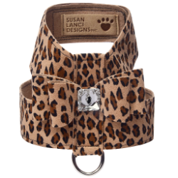 Big Bow Tinkie Harness in Jungle Prints-Many Colors  Roxy & Lulu, wooflink, susan lanci, dog clothes, small dog clothes, urban pup, pooch outfitters, dogo, hip doggie, doggie design, small dog dress, pet clotes, dog boutique. pet boutique, bloomingtails dog boutique, dog raincoat, dog rain coat, pet raincoat, dog shampoo, pet shampoo, dog bathrobe, pet bathrobe, dog carrier, small dog carrier, doggie couture, pet couture, dog football, dog toys, pet toys, dog clothes sale, pet clothes sale, shop local, pet store, dog store, dog chews, pet chews, worthy dog, dog bandana, pet bandana, dog halloween, pet halloween, dog holiday, pet holiday, dog teepee, custom dog clothes, pet pjs, dog pjs, pet pajamas, dog pajamas,dog sweater, pet sweater, dog hat, fabdog, fab dog, dog puffer coat, dog winter ja