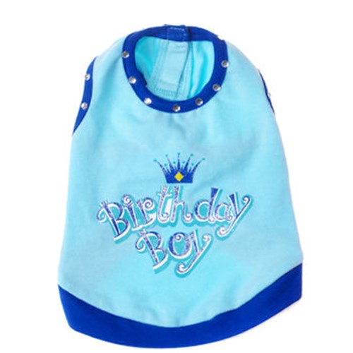 Birthday Boy Tank wooflink, susan lanci, dog clothes, small dog clothes, urban pup, pooch outfitters, dogo, hip doggie, doggie design, small dog dress, pet clotes, dog boutique. pet boutique, bloomingtails dog boutique, dog raincoat, dog rain coat, pet raincoat, dog shampoo, pet shampoo, dog bathrobe, pet bathrobe, dog carrier, small dog carrier, doggie couture, pet couture, dog football, dog toys, pet toys, dog clothes sale, pet clothes sale, shop local, pet store, dog store, dog chews, pet chews, worthy dog, dog bandana, pet bandana, dog halloween, pet halloween, dog holiday, pet holiday, dog teepee, custom dog clothes, pet pjs, dog pjs, pet pajamas, dog pajamas,dog sweater, pet sweater, dog hat, fabdog, fab dog, dog puffer coat, dog winter jacket, dog col