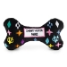 Black Monogram Chewy Vuiton Bone Toy  - hdd-blackmonobone