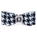 Black & White Houndstooth Big Bow Hair Bow by Susan Lanci - sl-bighounds