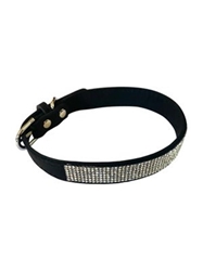 Bling Bling 5 Row Dog Collar in Black  wooflink, susan lanci, dog clothes, small dog clothes, urban pup, pooch outfitters, dogo, hip doggie, doggie design, small dog dress, pet clotes, dog boutique. pet boutique, bloomingtails dog boutique, dog raincoat, dog rain coat, pet raincoat, dog shampoo, pet shampoo, dog bathrobe, pet bathrobe, dog carrier, small dog carrier, doggie couture, pet couture, dog football, dog toys, pet toys, dog clothes sale, pet clothes sale, shop local, pet store, dog store, dog chews, pet chews, worthy dog, dog bandana, pet bandana, dog halloween, pet halloween, dog holiday, pet holiday, dog teepee, custom dog clothes, pet pjs, dog pjs, pet pajamas, dog pajamas,dog sweater, pet sweater, dog hat, fabdog, fab dog, dog puffer coat, dog winter jacket, dog col