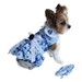 Blue Rose Dog Dress with Matching Leash   - dd-bluerose
