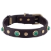Boho Collar & Lead in Brown - dosh-brownboho1